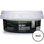 DAKKO Holzkitt 250 g Holzspachtelmasse mit Bambusfasern - Füllmasse zur Reparatur von Schäden für Möbel Türen und Risse Innen und Außen schnelltrocknend rissbeständig