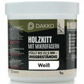 DAKKO Holzkitt 1 kg Holzspachtelmasse mit Bambusfasern - Füllmasse zur Reparatur von Schäden für Möbel Türen und Risse Innen und Außen schnelltrocknend rissbeständig