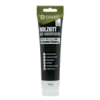 DAKKO Holzkitt Tube 250 g Holzspachtelmasse mit Bambusfasern - Füllmasse zur Reparatur von Schäden für Möbel Türen und Risse Innen und Außen schnelltrocknend rissbeständig